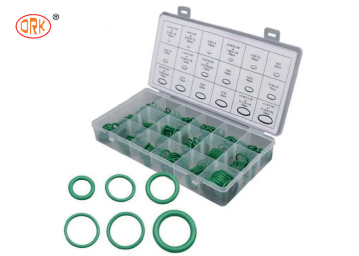 एयर कंडीशनिंग के लिए हरा HNBR 240PCS O रिंग बॉक्स 18 साइज़ O रिंग किट