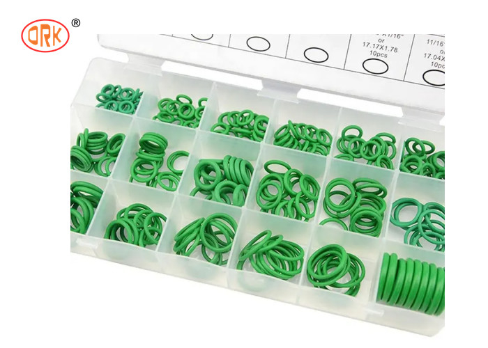 एयर कंडीशनिंग के लिए हरा HNBR 240PCS O रिंग बॉक्स 18 साइज़ O रिंग किट