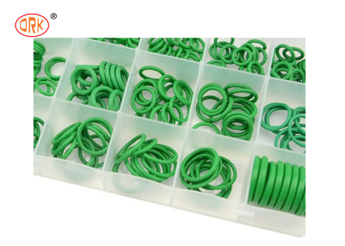 एयर कंडीशनिंग के लिए हरा HNBR 240PCS O रिंग बॉक्स 18 साइज़ O रिंग किट